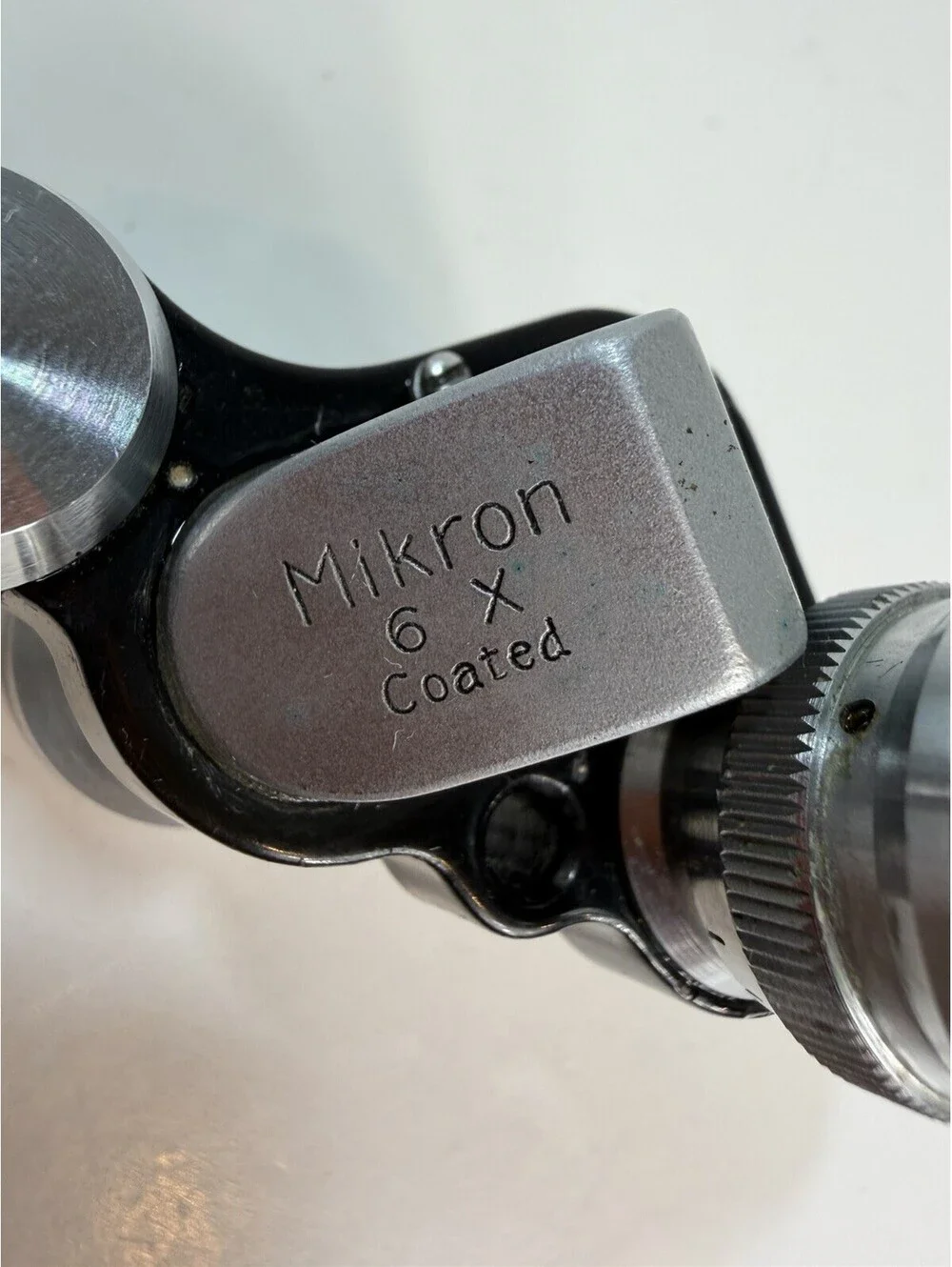 Nippon Kogaku Tokyo Mikron 6 x 15  8.3 Silver Color Binoculars